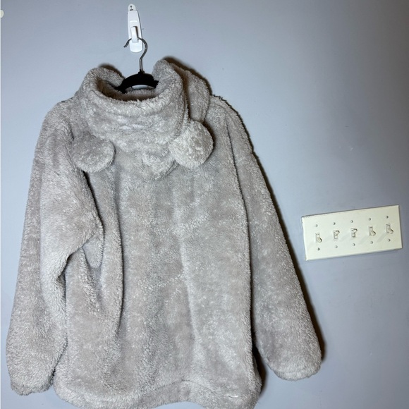 Tokyo Disney Resorts fleece hoodie grey size Medium unisex - Picture 5 of 10